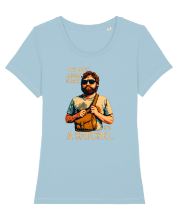 IT`S NOT A MAN PURSE, IT`S  A SATCHEL 2 Sky Blue