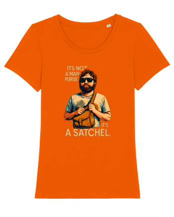 IT`S NOT A MAN PURSE, IT`S  A SATCHEL 2 Bright Orange