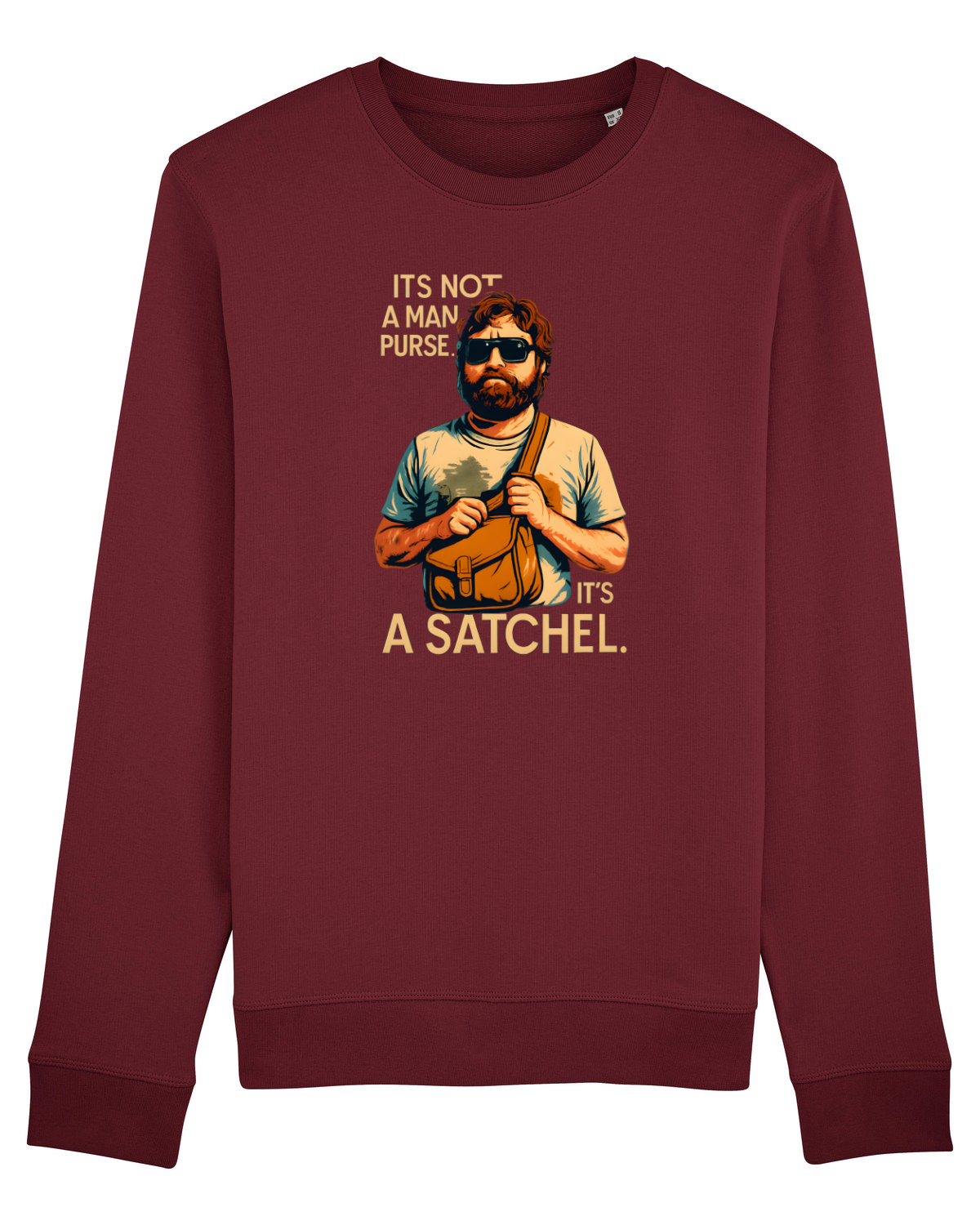Bluză mânecă lungă Unisex Rise Burgundy