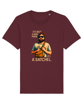 IT`S NOT A MAN PURSE, IT`S  A SATCHEL 2 Burgundy