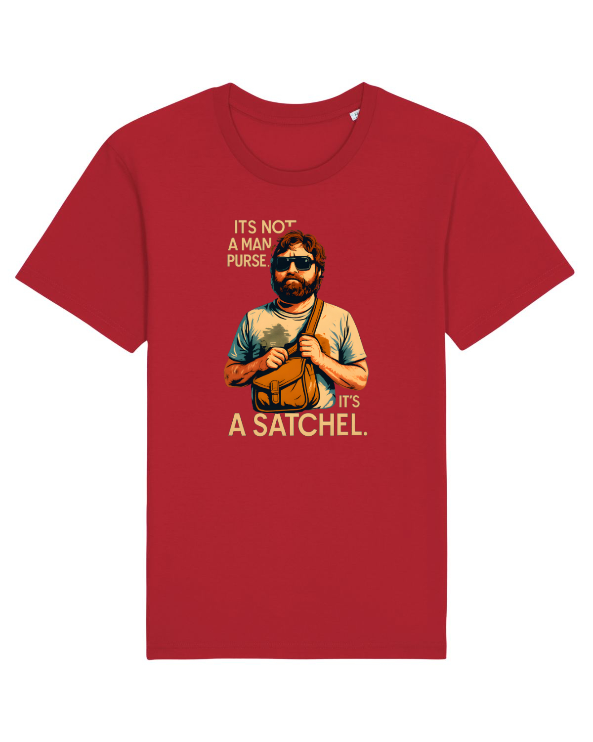 Tricou mânecă scurtă Unisex Rocker Red