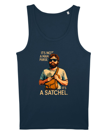 IT`S NOT A MAN PURSE, IT`S  A SATCHEL 2 Navy