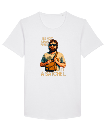 IT`S NOT A MAN PURSE, IT`S  A SATCHEL 2 White