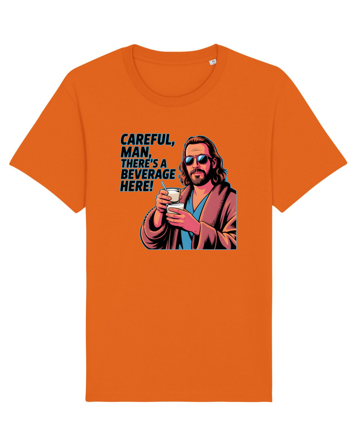 Tricou mânecă scurtă Unisex Rocker Bright Orange