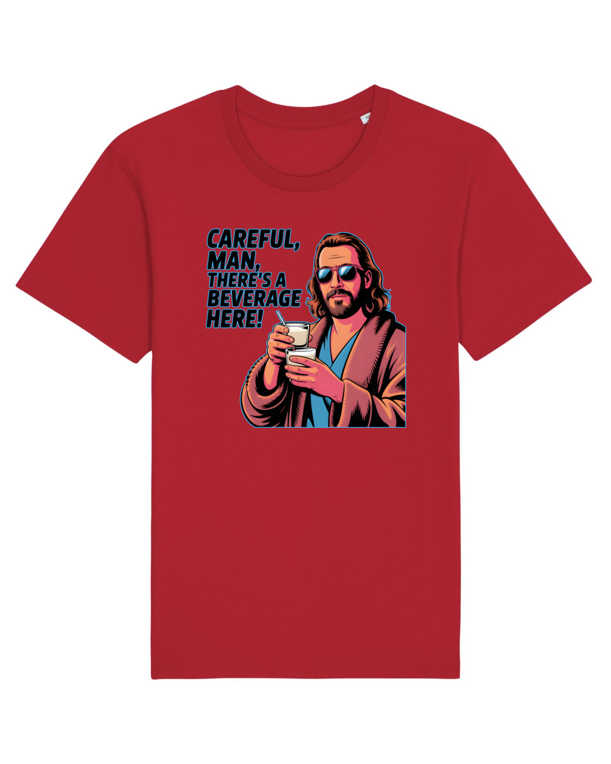 Tricou mânecă scurtă Unisex Rocker Red