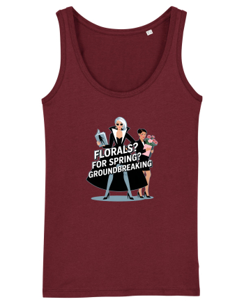 FLORALS? FOR SPRING? GROUNDBREAKING... Burgundy
