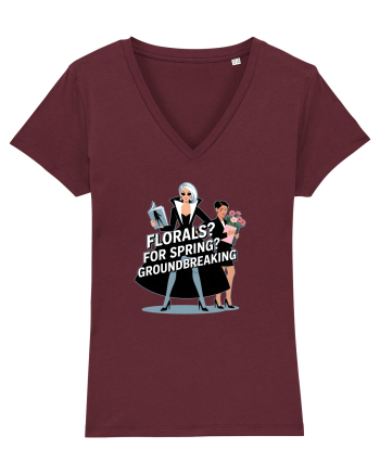 FLORALS? FOR SPRING? GROUNDBREAKING... Burgundy