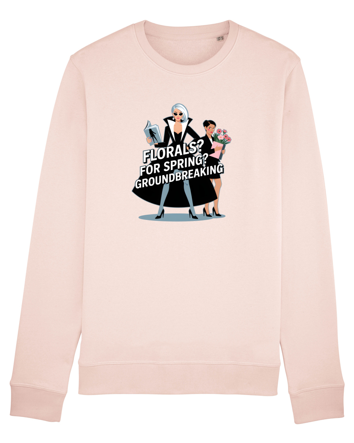 Bluză mânecă lungă Unisex Rise Candy Pink