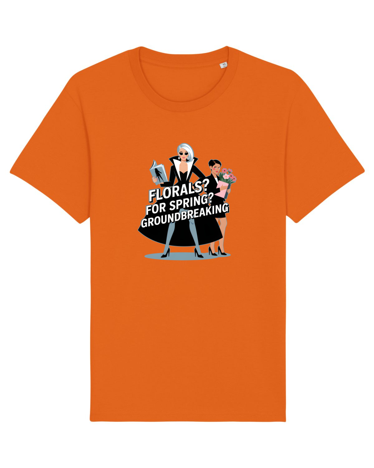Tricou mânecă scurtă Unisex Rocker Bright Orange