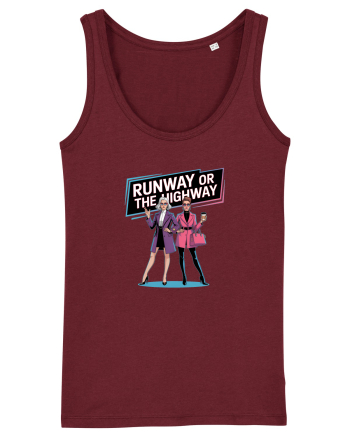 RUNWAY OR THE HIGHWAY... Burgundy