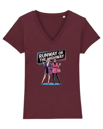 RUNWAY OR THE HIGHWAY... Burgundy