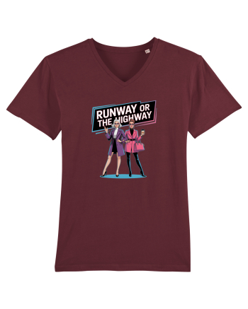 RUNWAY OR THE HIGHWAY... Burgundy
