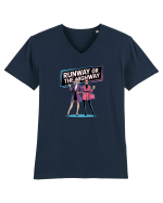 RUNWAY OR THE HIGHWAY... Tricou mânecă scurtă guler V Bărbat Presenter