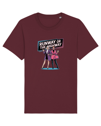 RUNWAY OR THE HIGHWAY... Burgundy