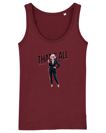 THAT`S ALL Burgundy
