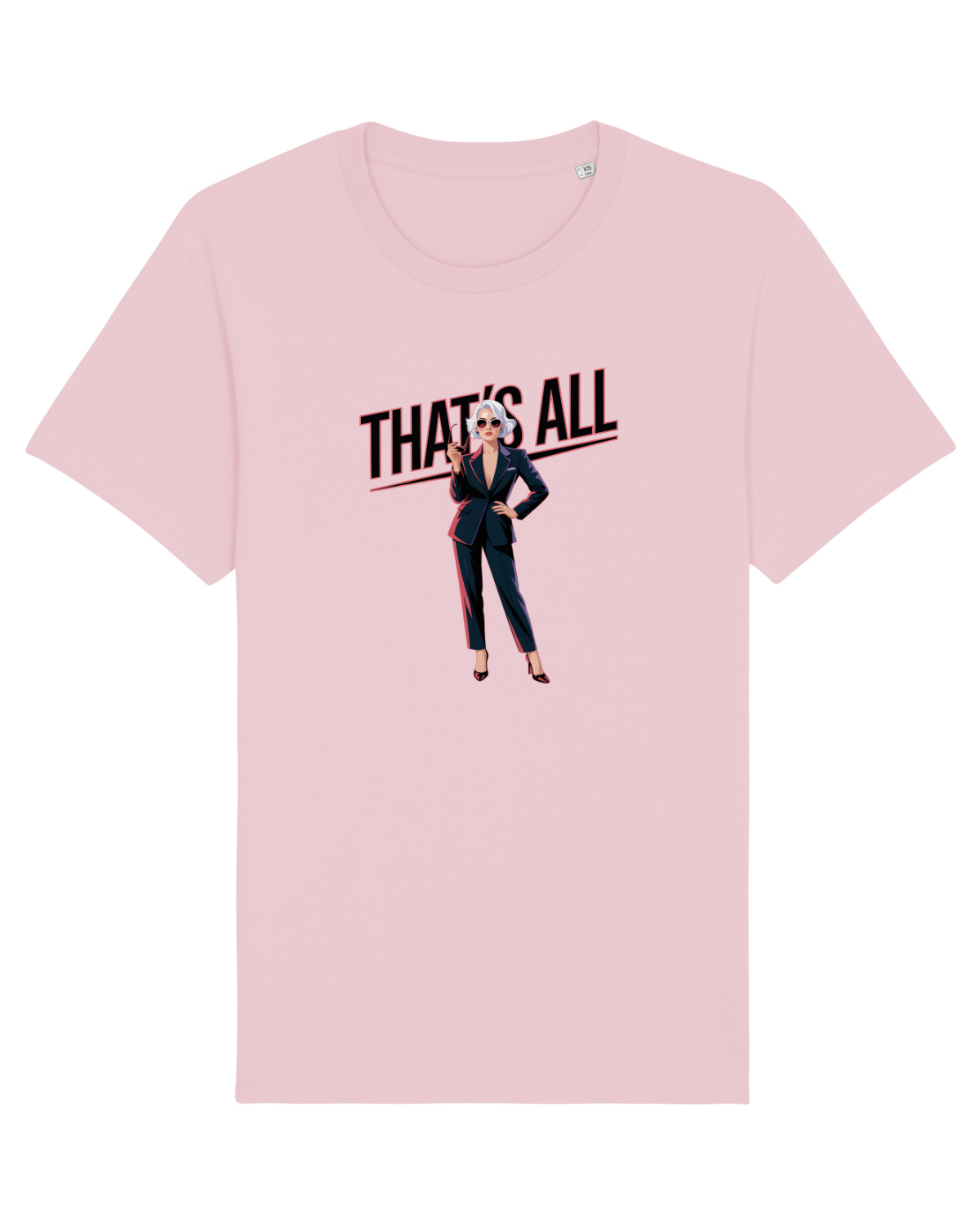 Tricou mânecă scurtă Unisex Rocker Cotton Pink