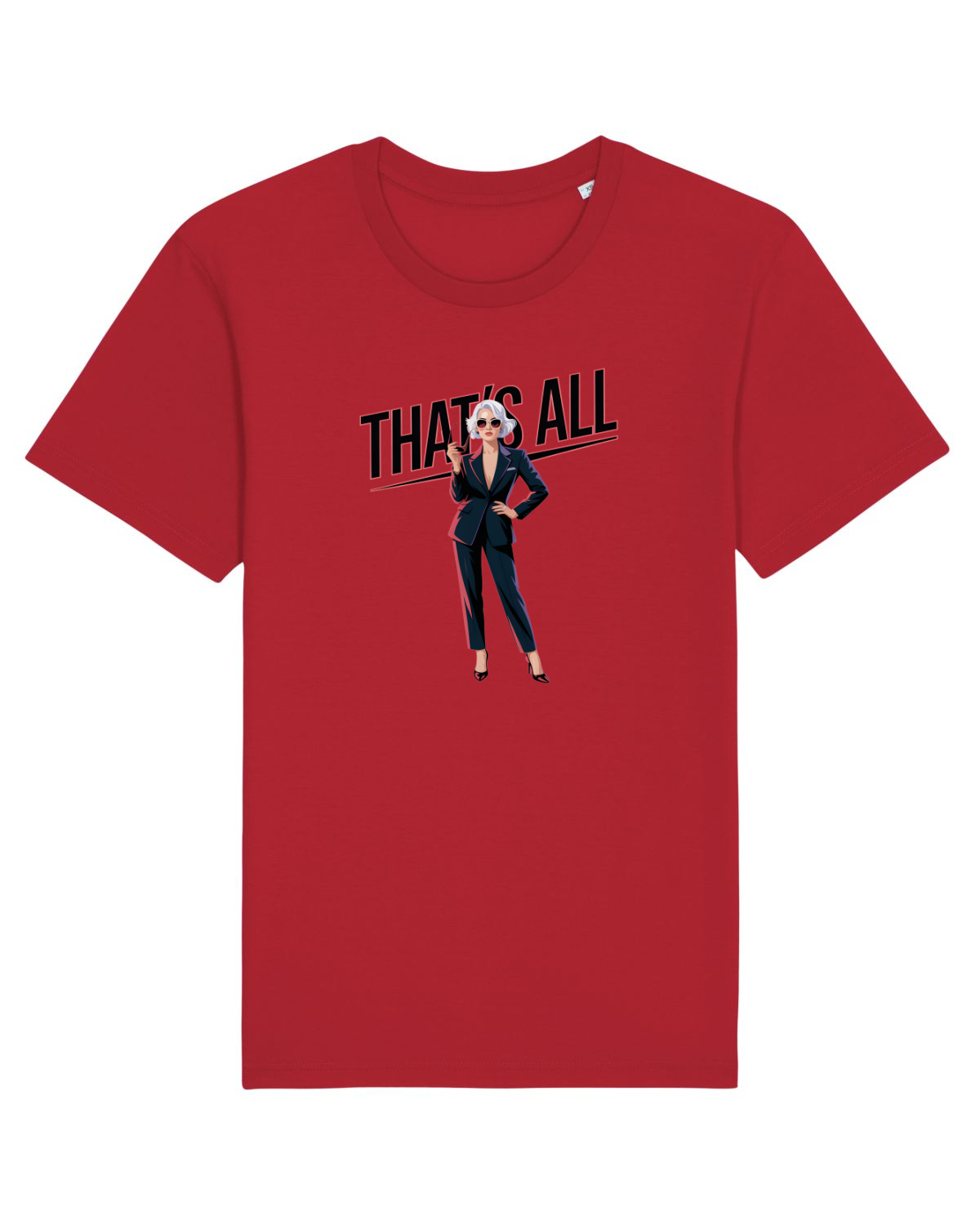 Tricou mânecă scurtă Unisex Rocker Red
