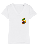 SOMEBODY STOP ME... BEING SO HOT! Tricou mânecă scurtă guler V Damă Evoker