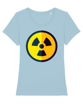 Nuclear sign Sky Blue