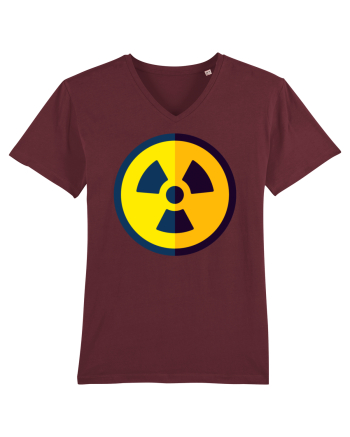 Nuclear sign Burgundy