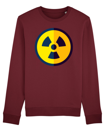 Nuclear sign Burgundy