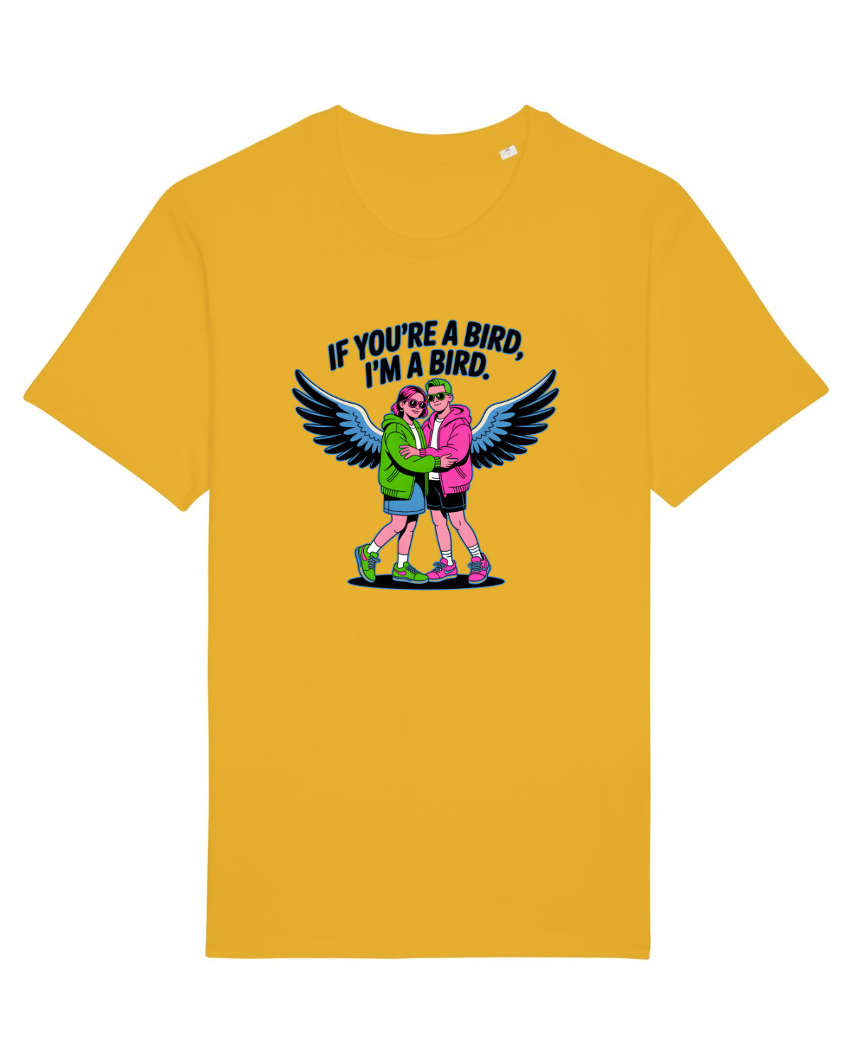 Tricou mânecă scurtă Unisex Rocker Spectra Yellow