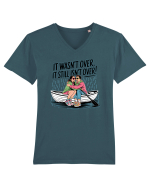 IT WASN`T OVER Tricou mânecă scurtă guler V Bărbat Presenter