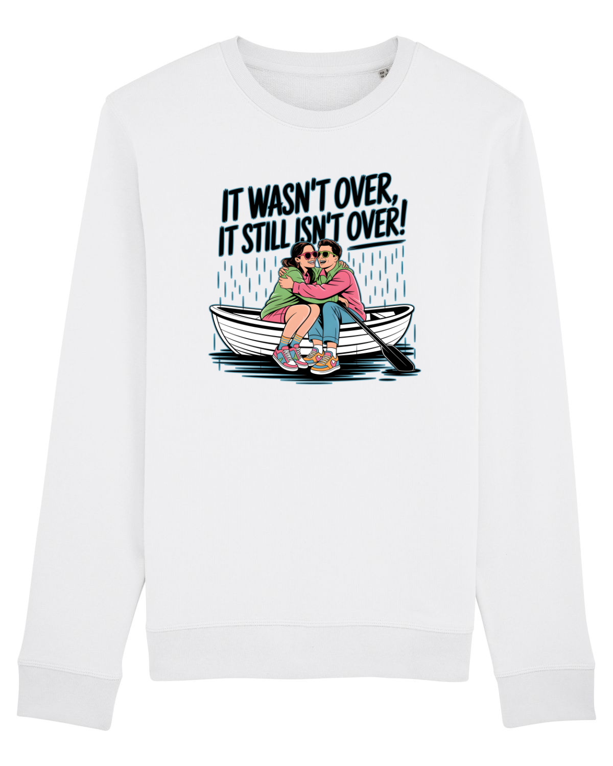 Bluză mânecă lungă Unisex Rise White