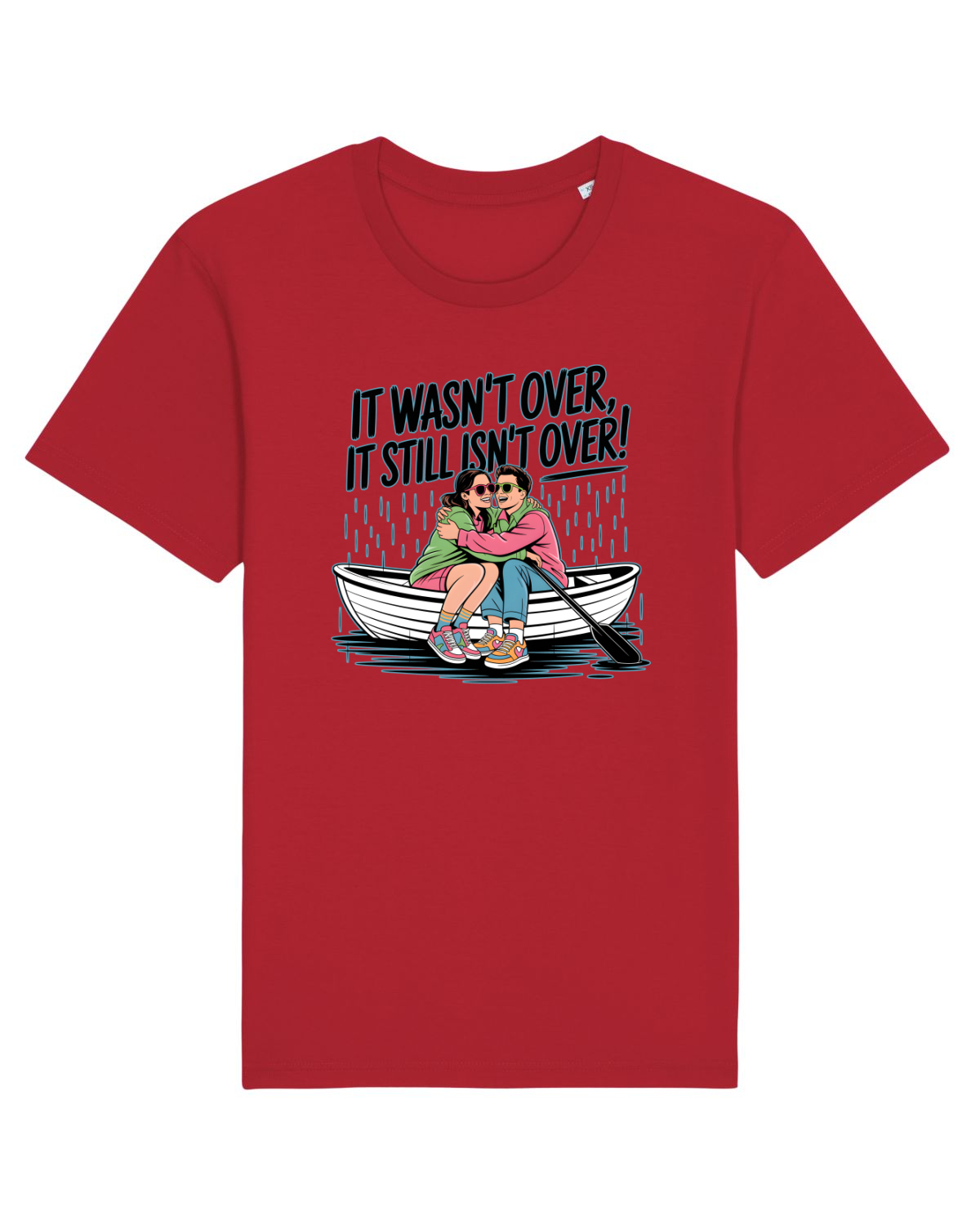 Tricou mânecă scurtă Unisex Rocker Red