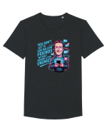 YOU DON`T GET TO 500 MILLION FRIENDS WITHOUT MAKING A FEW ENEMIES Tricou mânecă scurtă guler larg Bărbat Skater