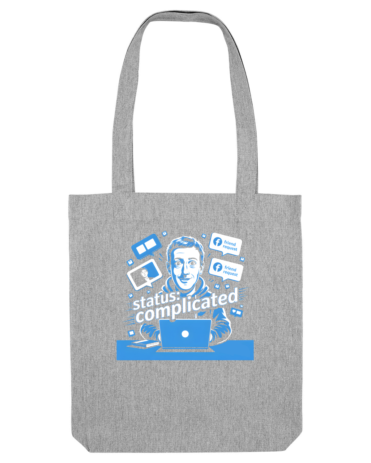 Sacoșă textilă Heather Grey