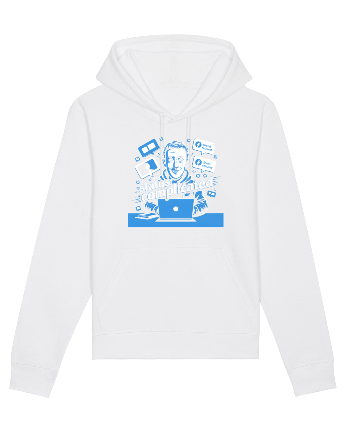 Hanorac Unisex Drummer White