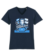 STATUS: COMPLICATED Tricou mânecă scurtă guler V Bărbat Presenter
