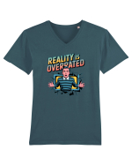 REALITY IS OVERRATED Tricou mânecă scurtă guler V Bărbat Presenter
