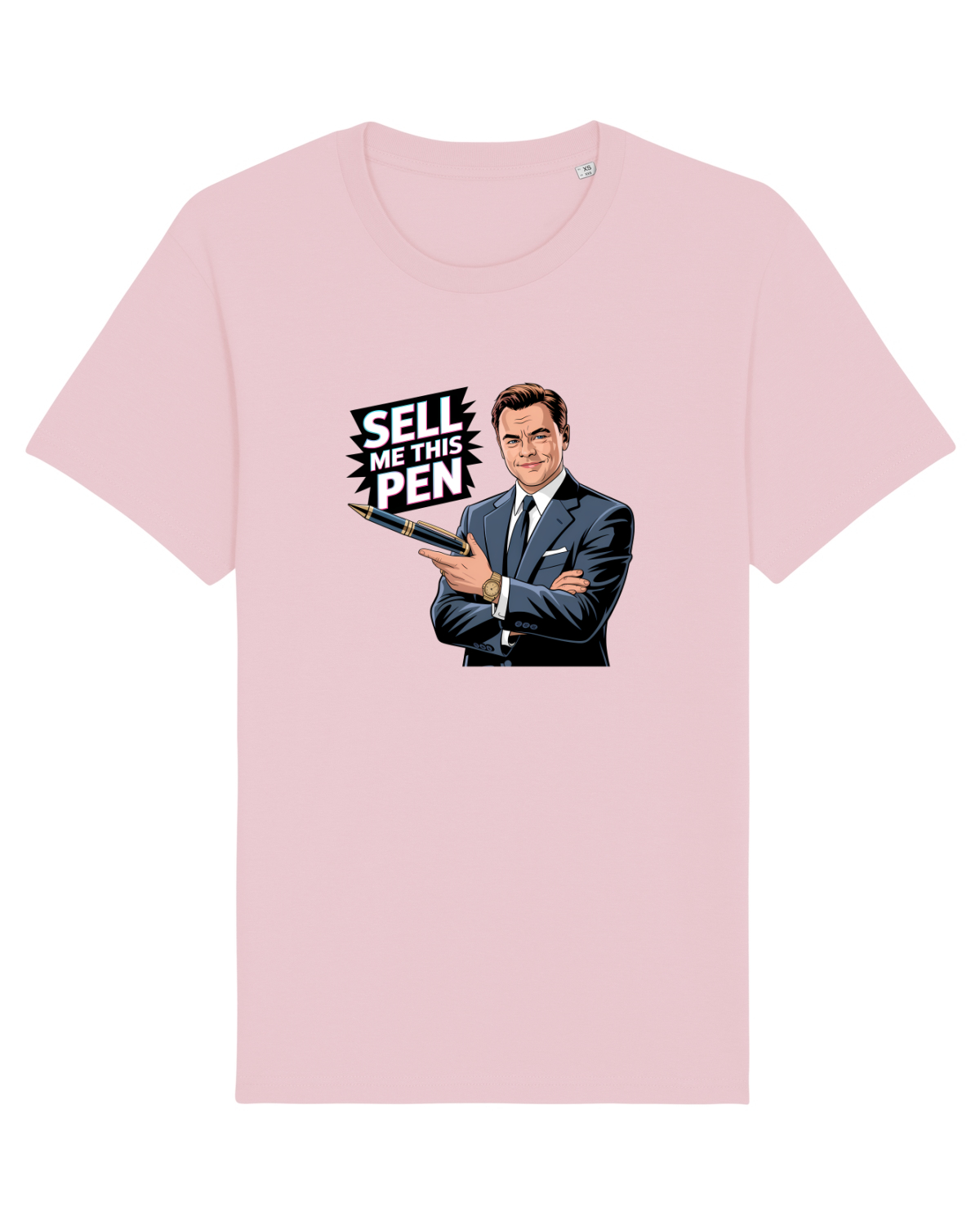 Tricou mânecă scurtă Unisex Rocker Cotton Pink