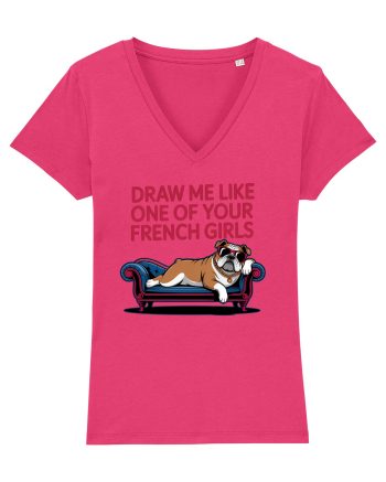 DRAW ME LIKE ONE OF YOUR FRENCH GIRLS - caine Boxer Raspberry