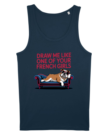 DRAW ME LIKE ONE OF YOUR FRENCH GIRLS - caine Boxer Navy