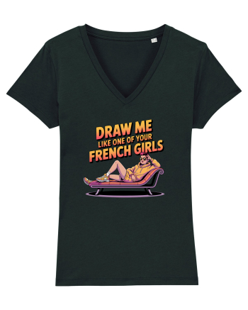 DRAW ME LIKE ONE OF YOUR FRENCH GIRLS  Black