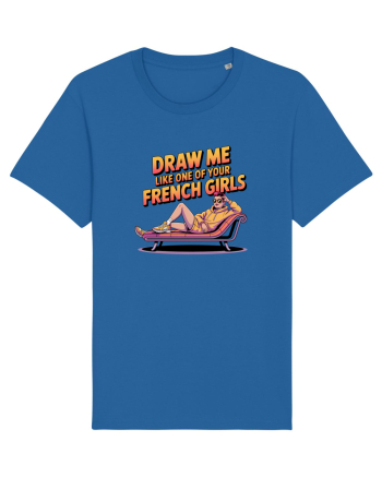 DRAW ME LIKE ONE OF YOUR FRENCH GIRLS  Royal Blue