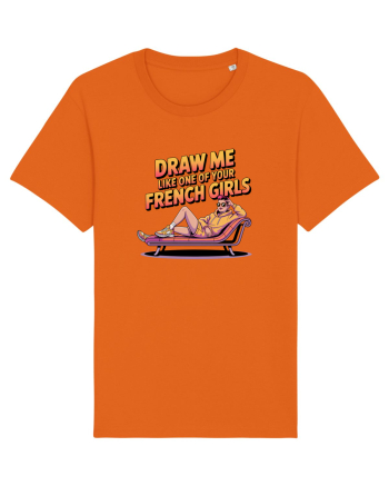 DRAW ME LIKE ONE OF YOUR FRENCH GIRLS  Bright Orange