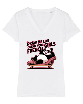 DRAW ME LIKE ONE OF YOUR FRENCH GIRLS - urs Panda White