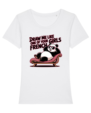 DRAW ME LIKE ONE OF YOUR FRENCH GIRLS - urs Panda White