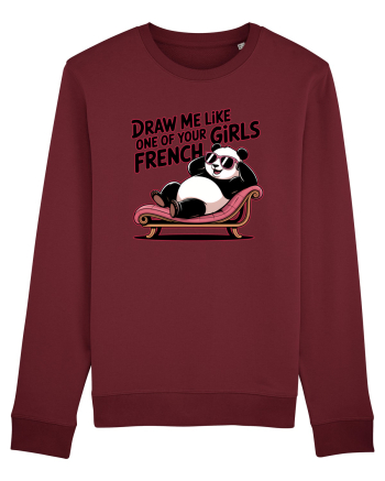 DRAW ME LIKE ONE OF YOUR FRENCH GIRLS - urs Panda Burgundy