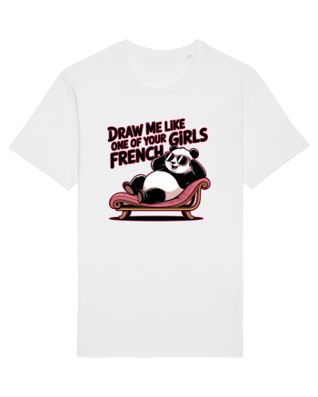 DRAW ME LIKE ONE OF YOUR FRENCH GIRLS - urs Panda White