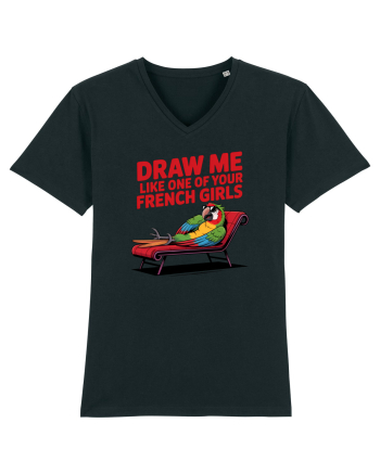 DRAW ME LIKE ONE OF YOUR FRENCH GIRLS - papagal Black