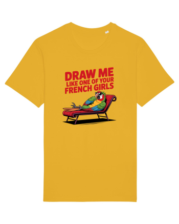 DRAW ME LIKE ONE OF YOUR FRENCH GIRLS - papagal Spectra Yellow