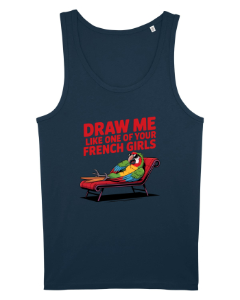 DRAW ME LIKE ONE OF YOUR FRENCH GIRLS - papagal Navy