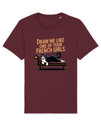 DRAW ME LIKE ONE OF YOUR FRENCH GIRLS - pisica Burgundy