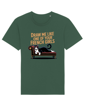 DRAW ME LIKE ONE OF YOUR FRENCH GIRLS - pisica Bottle Green