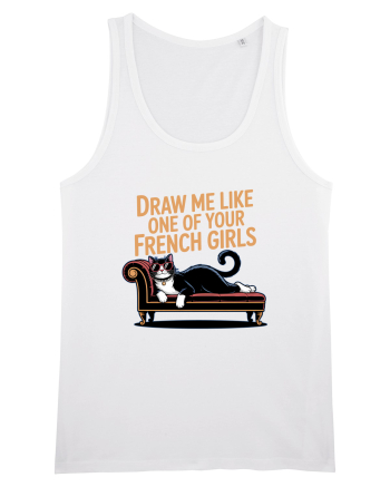 DRAW ME LIKE ONE OF YOUR FRENCH GIRLS - pisica White